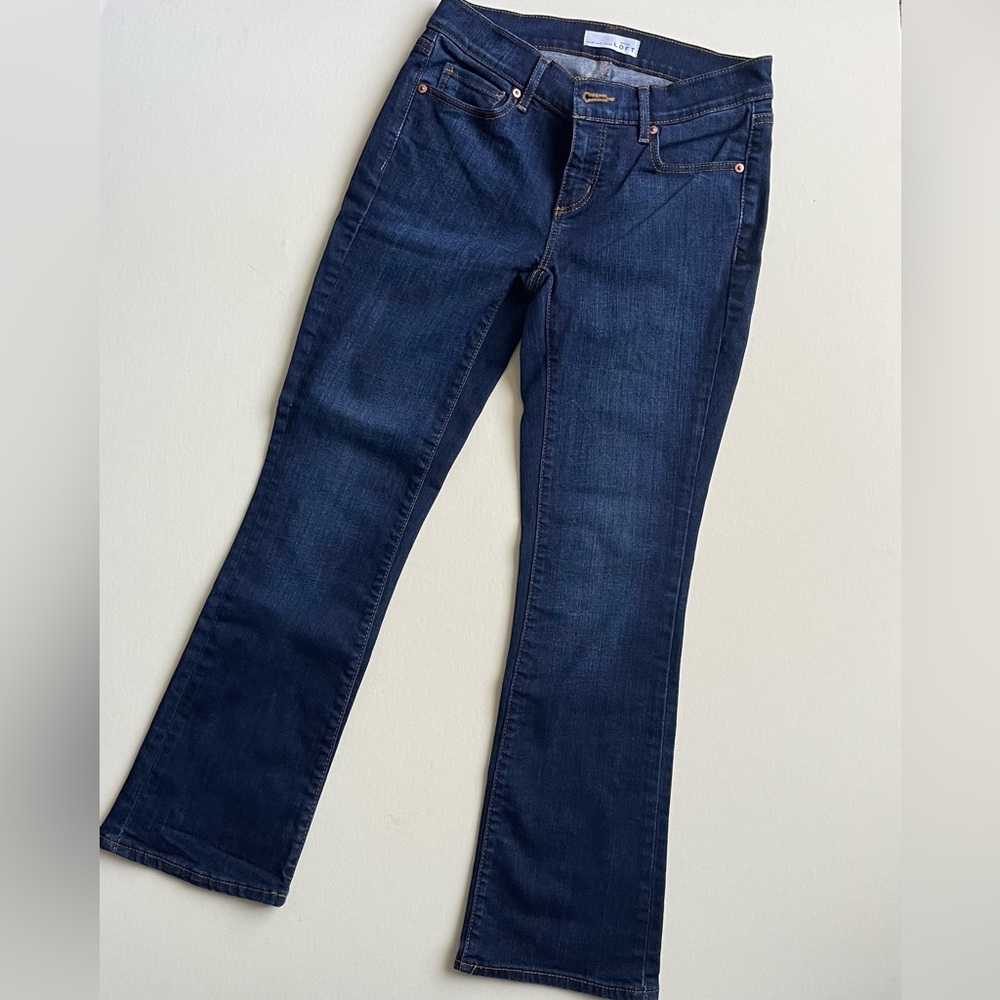 🩷 LOFT size 0/25 modern kick crop  jeans 🩷